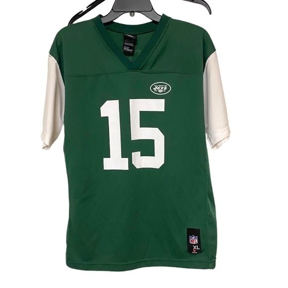 New York Jets #15 NFL Football Jersey (YOUTH) - Picture 1 of 4